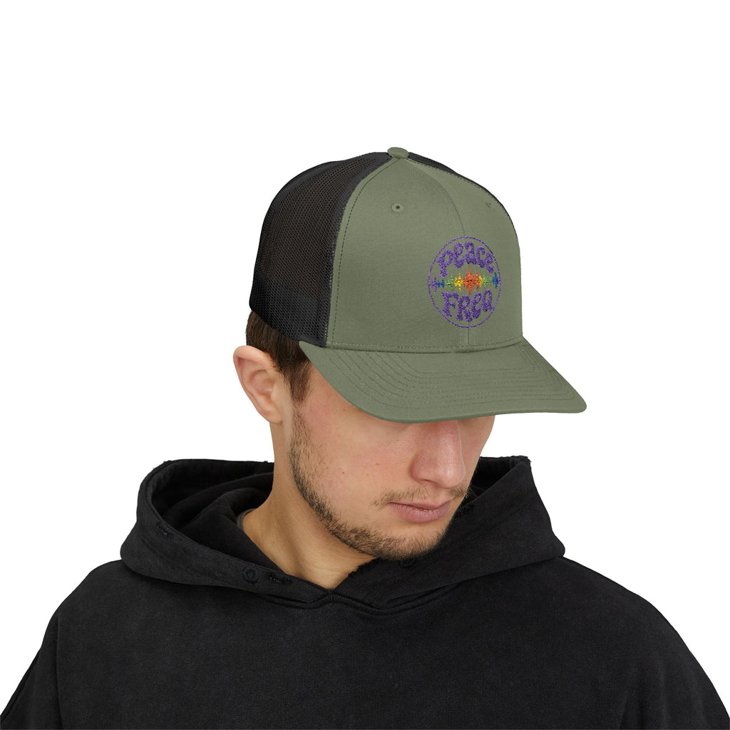 Peace Freq Trucker Cap  ∞