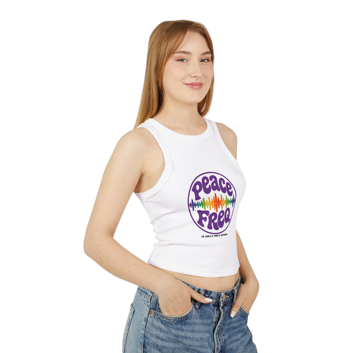 Peace Freq Crop Top ∞