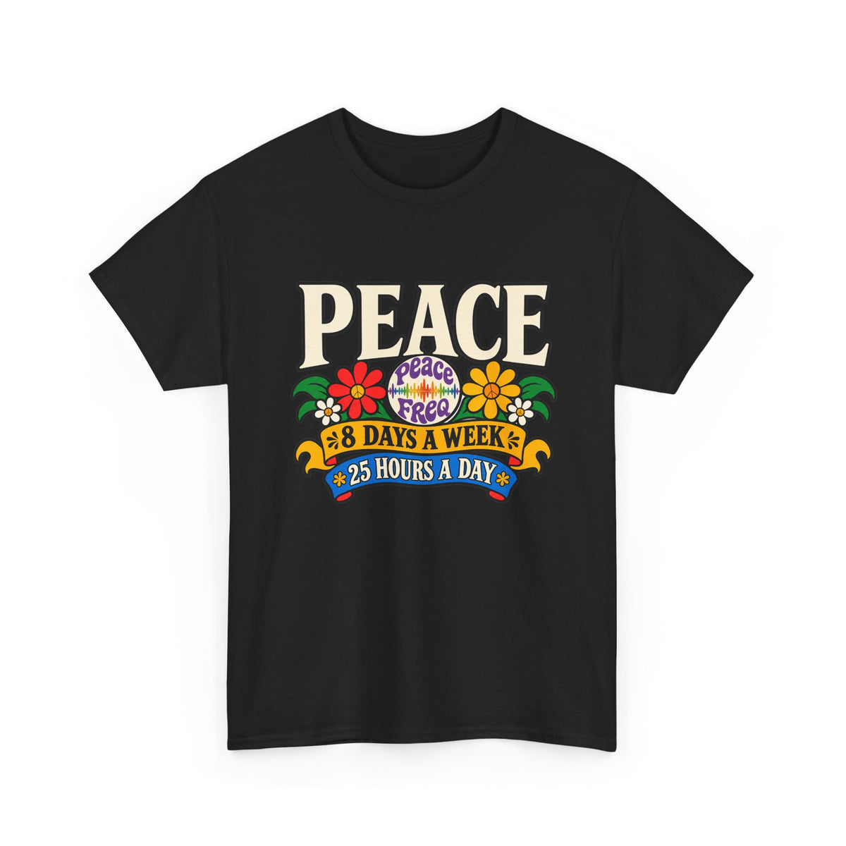 Zeta Peace 8 Days A Week T-Shirt ∞