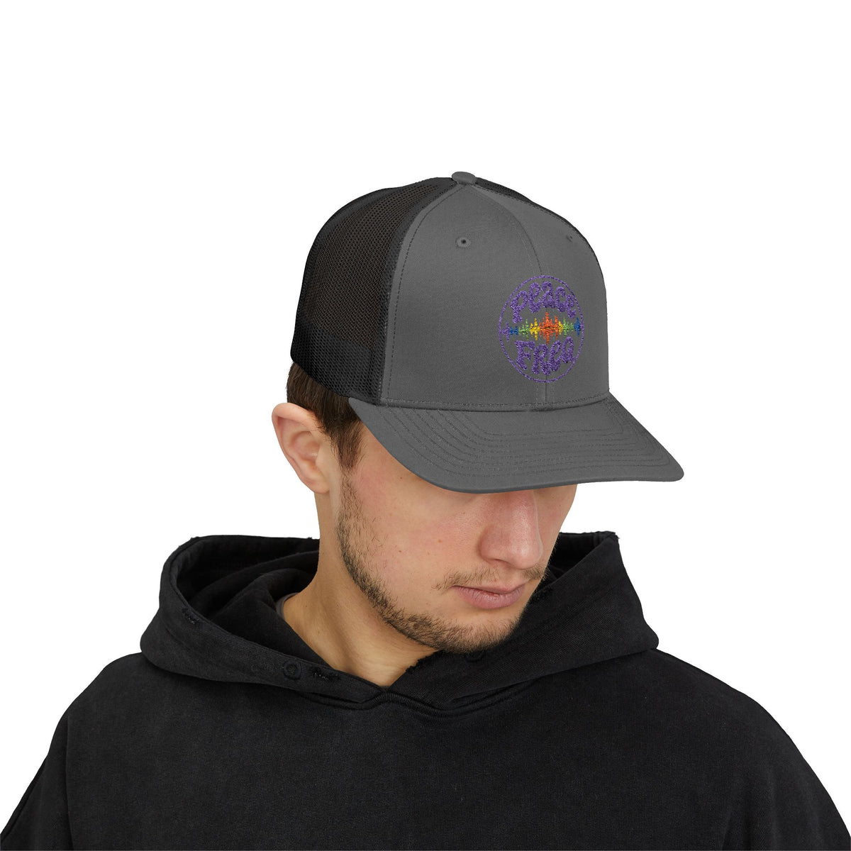 Peace Freq Trucker Cap  ∞