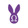 White Rabbit Omega Stickers (Purple) ∞