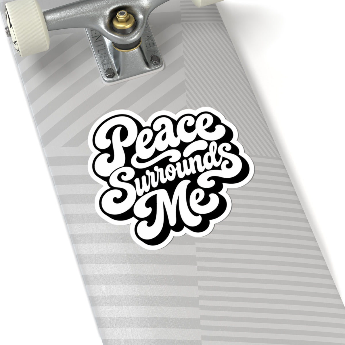 Peace Surrounds Me Stickers ∞