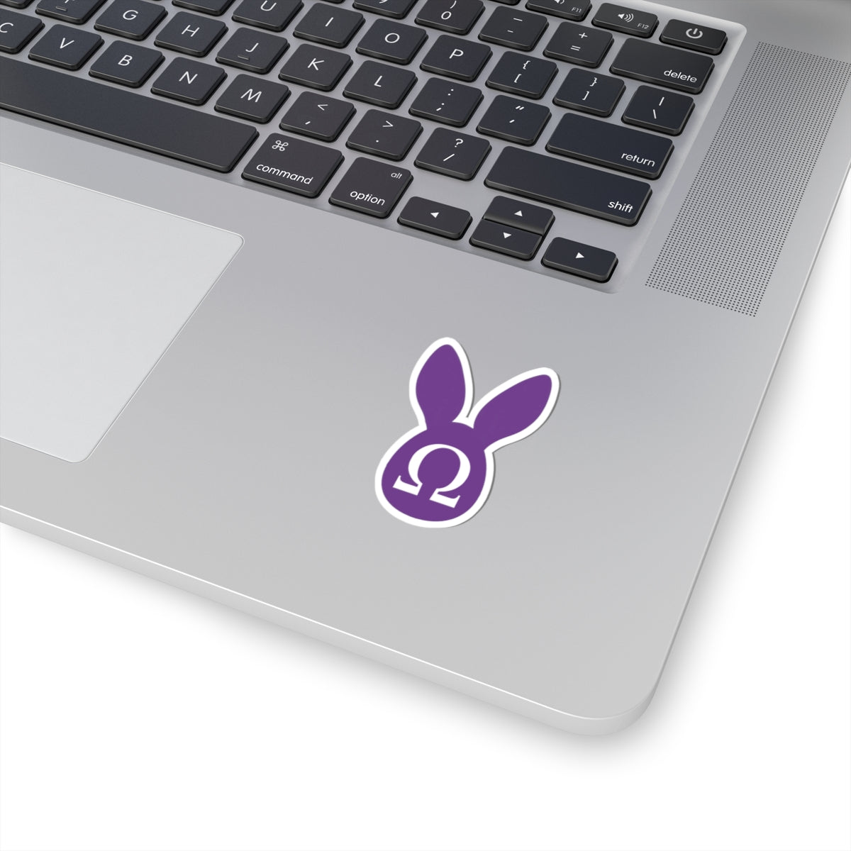 White Rabbit Omega Stickers (Purple) ∞