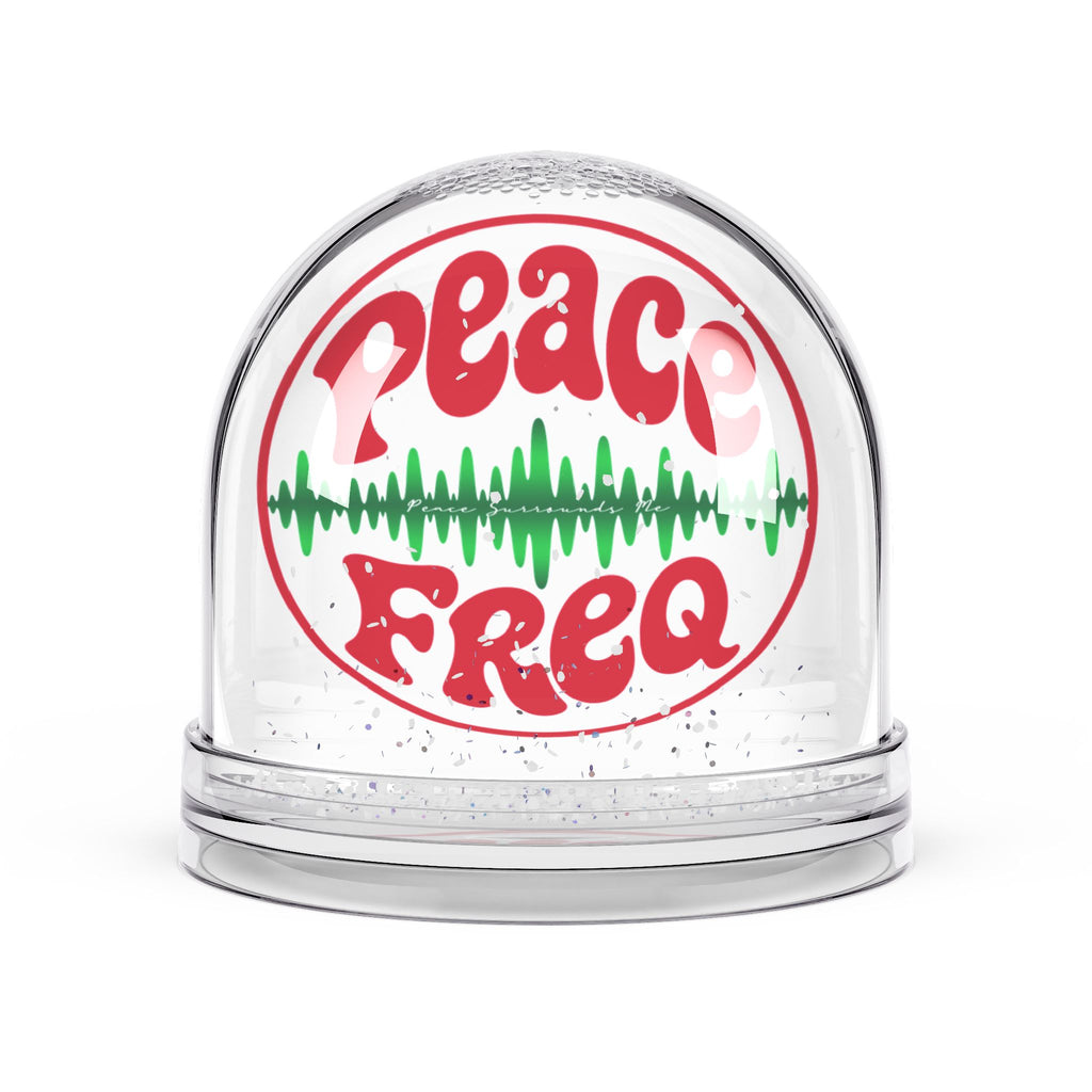 Peace Freq Snow Globe ∞