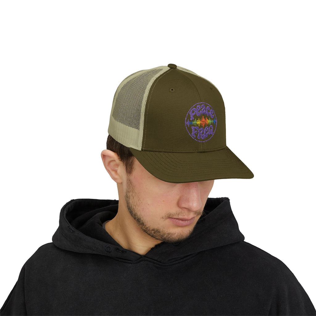 Peace Freq Trucker Cap  ∞