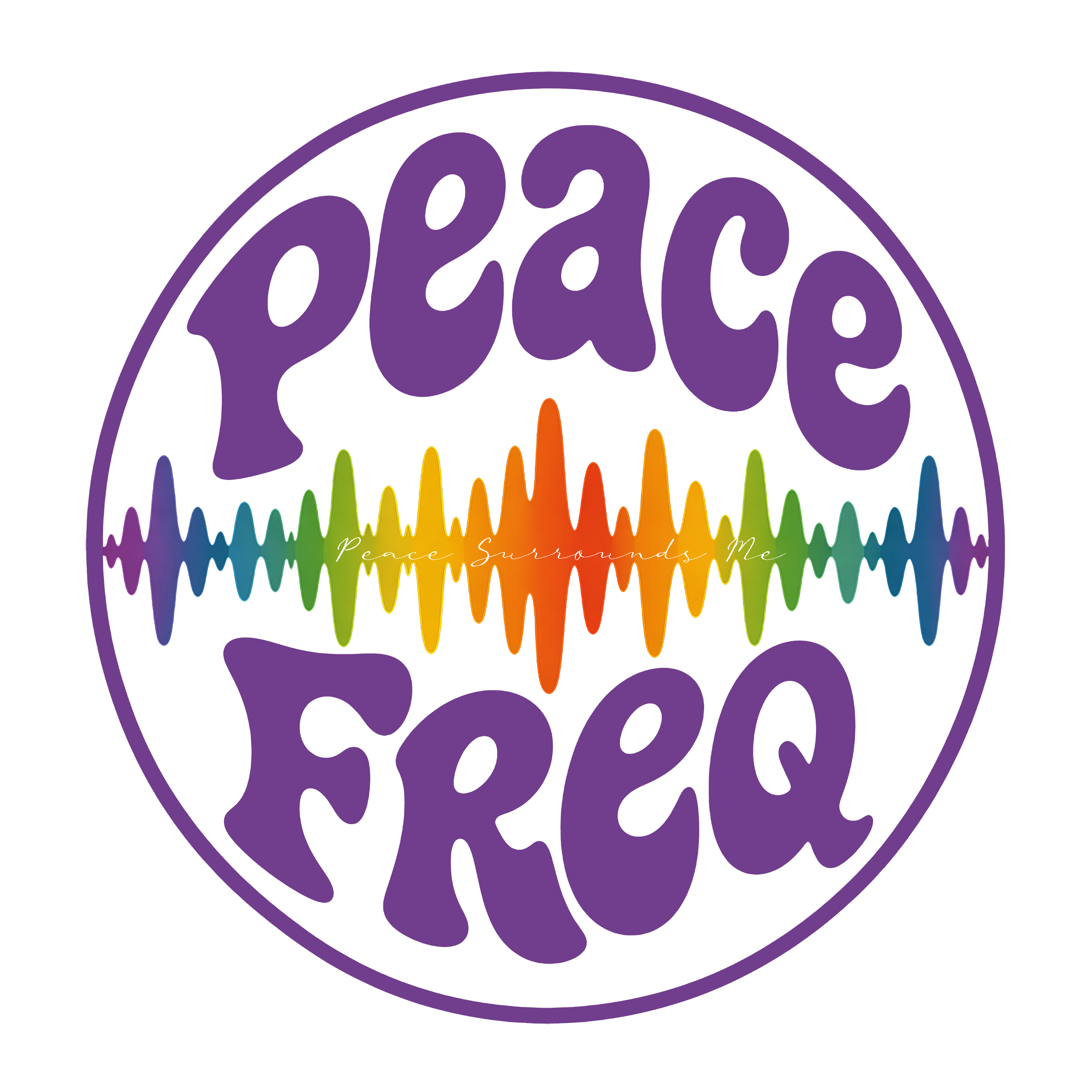Peace Freq Stickers ∞