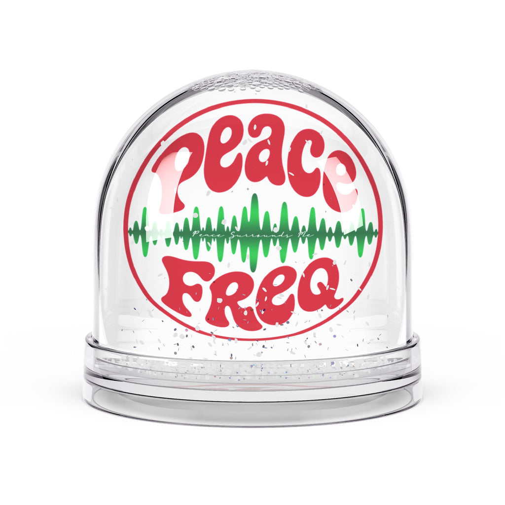 Peace Freq Snow Globe ∞
