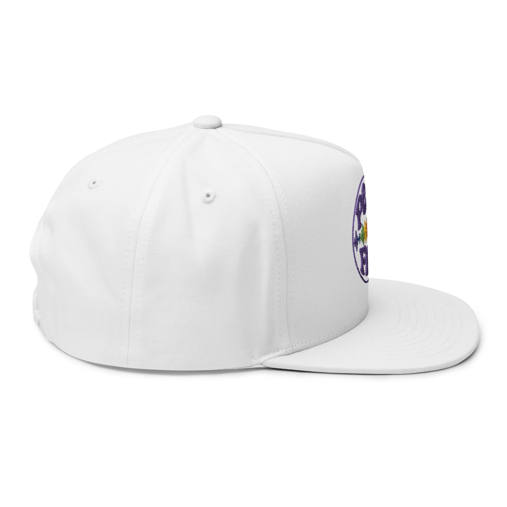 Peace Freq Flat Bill Cap (Embroidery) ∞