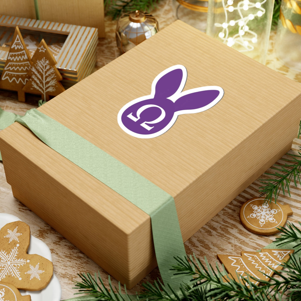 White Rabbit Omega Stickers (Purple) ∞