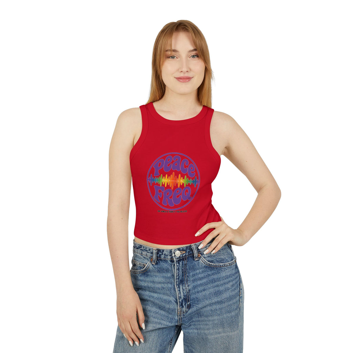 Peace Freq Crop Top ∞