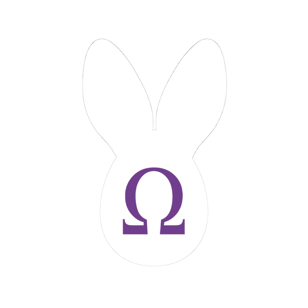 White Rabbit Omega Sticker ∞