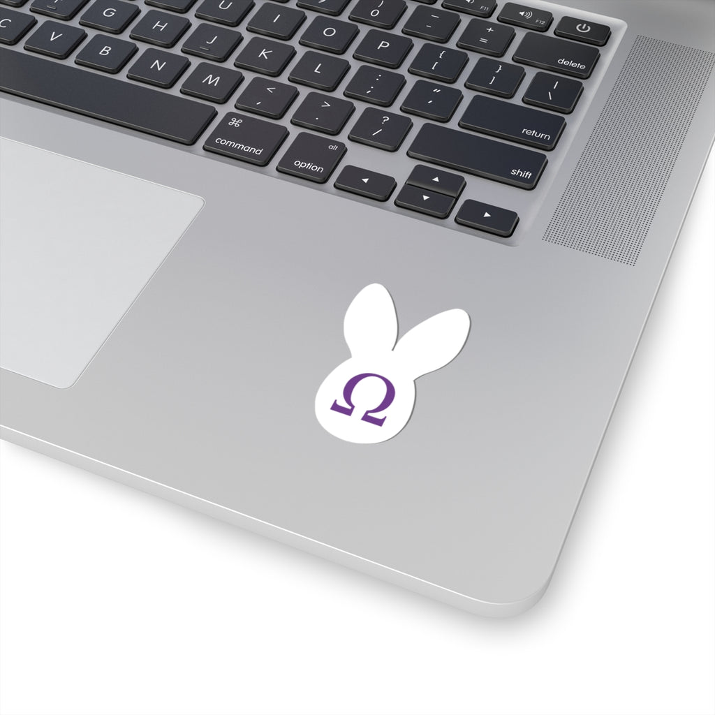 White Rabbit Omega Sticker ∞