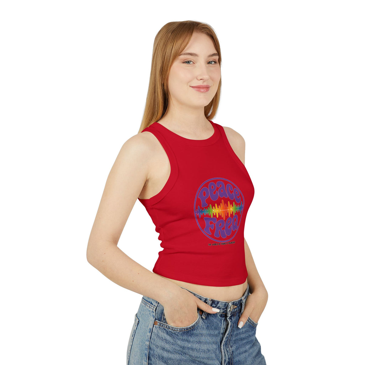 Peace Freq Crop Top ∞