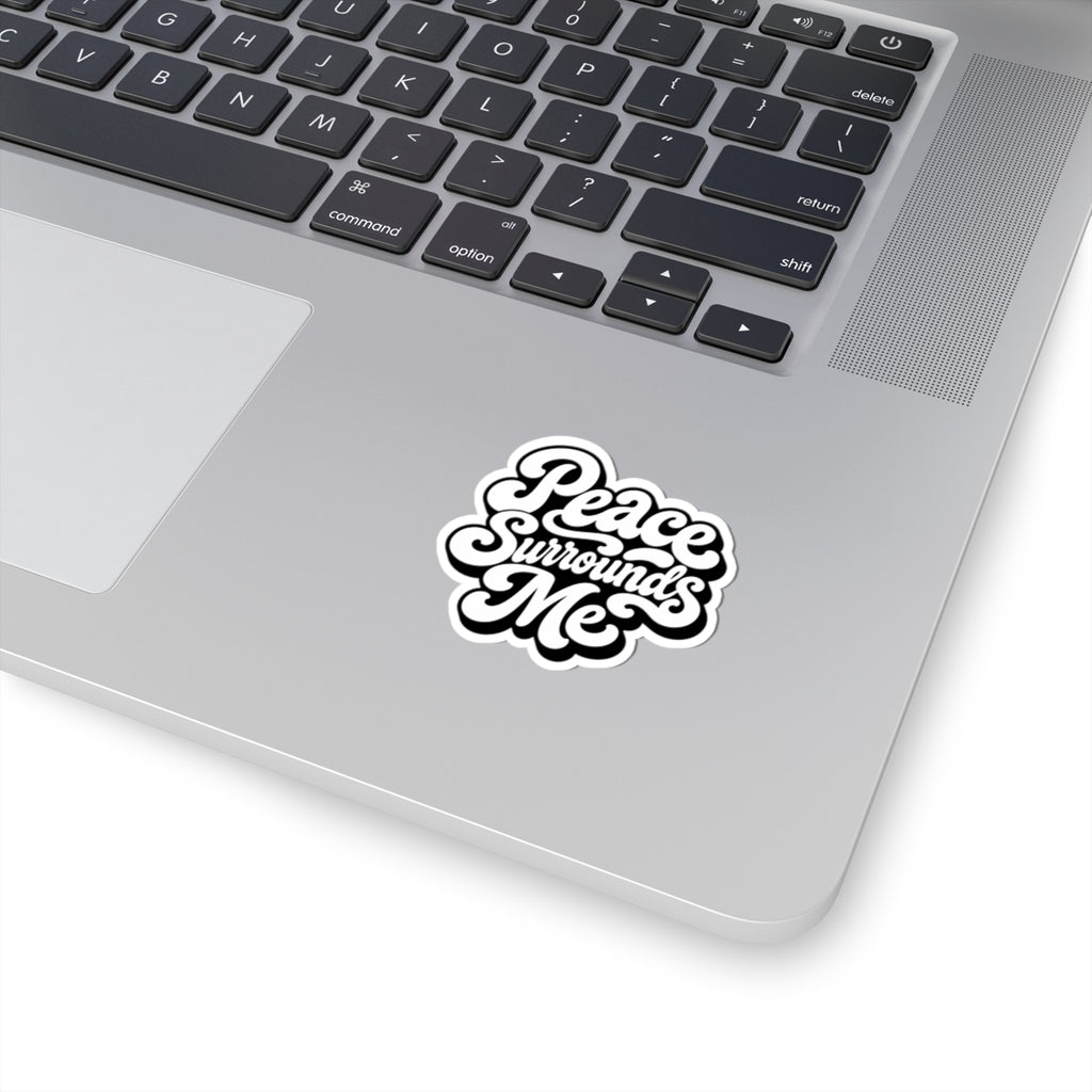 Peace Surrounds Me Stickers ∞