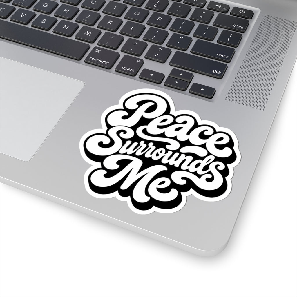 Peace Surrounds Me Stickers ∞
