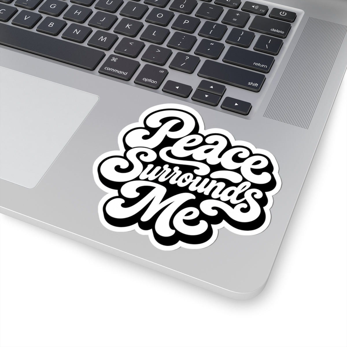 Peace Surrounds Me Stickers ∞
