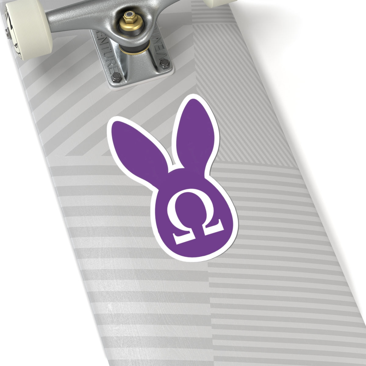 White Rabbit Omega Stickers (Purple) ∞
