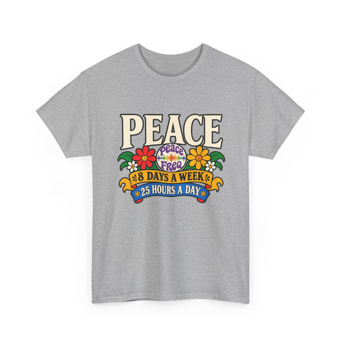 Zeta Peace 8 Days A Week T-Shirt ∞