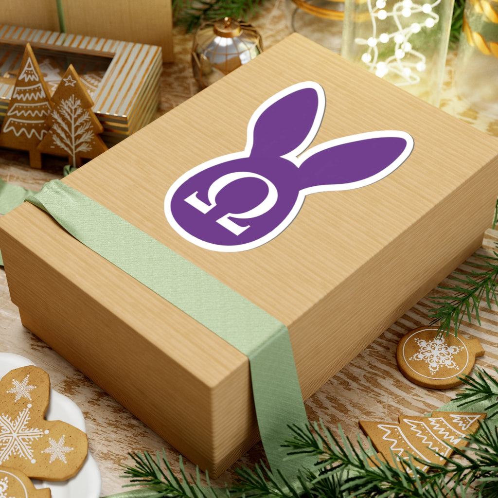 White Rabbit Omega Stickers (Purple) ∞