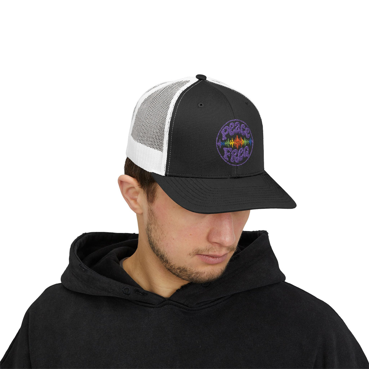 Peace Freq Trucker Cap  ∞
