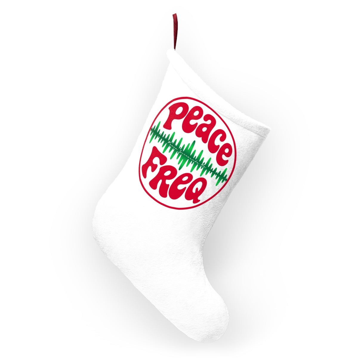 Peace Freq Christmas Stocking ∞